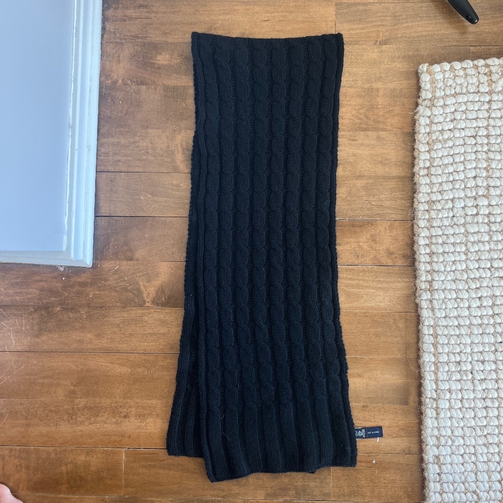 Black Banana Republic Wool Cashmere Scarf